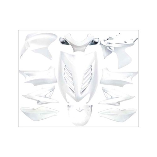 Fairing kit dmp white - kit, for